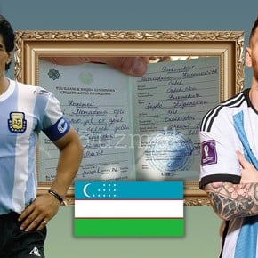 El inédito caso del fan de Uzbekistán que se llama "Messi hijo de Maradona"