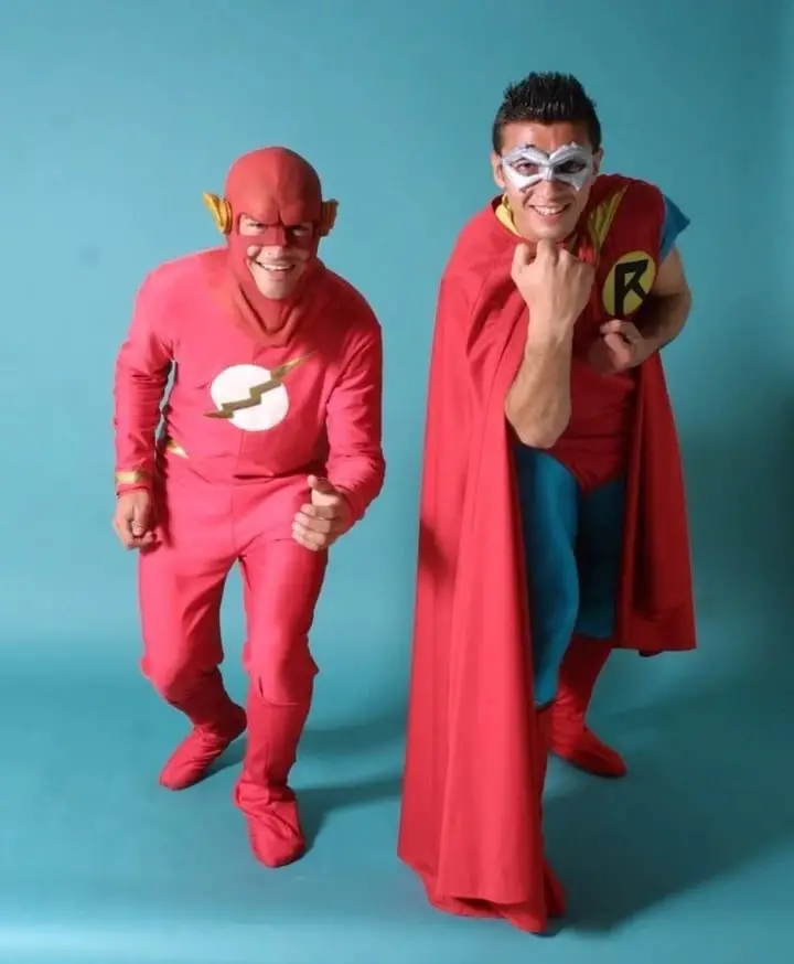 Cvitanich y Dátolo, como Flash y Robin.