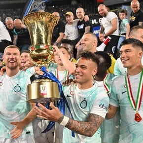 ¡Lautaro Martínez le dio la Copa Italia al Inter!