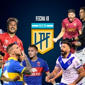 Fecha 18 de la Liga Profesional: hora, árbitros y TV de cada partido