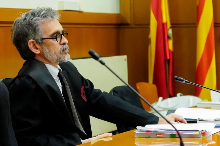 El abogado de Dani Alves, Cristobal Martell, en la Audiencia de Barcelona.