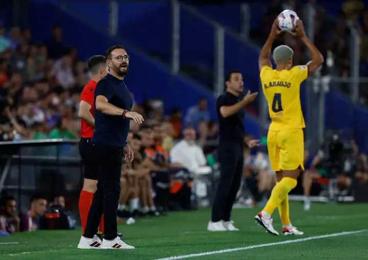 José Bordalás criticó a Xavi post 0-0 (AFP).