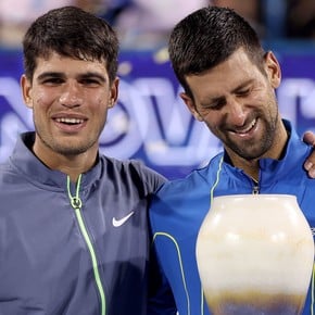 Djokovic se deshizo en elogios ante Alcaraz: "Jugar contra él me recuerda a cuando enfrentaba a Nadal"