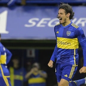 Cavani: por qué no se colgó del alambrado y la "emoción" por su primer gol en Boca