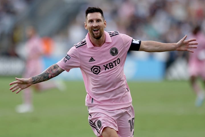 Messi ya disputó siete partidos en el Inter Miami: convirtió 10 goles. (AFP)