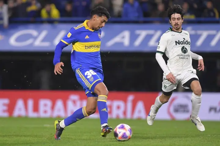 Sarmiento - Boca, por la segunda fecha de la Copa de la Liga Profesional. (Telam) 