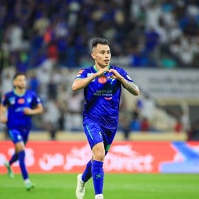 Lucas Zelarayán convirtió su primer gol en Arabia Saudita y lo celebró emulando a la Mona Jiménez