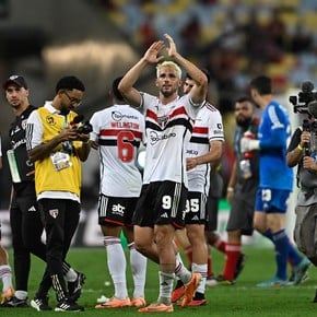 Sao Paulo venció a Flamengo en el Maracaná la final de ida de la Copa Brasil