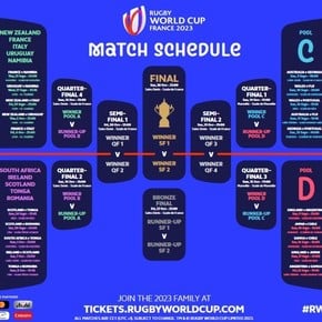 Mundial de rugby 2023: fixture, resultados y posiciones grupo por grupo