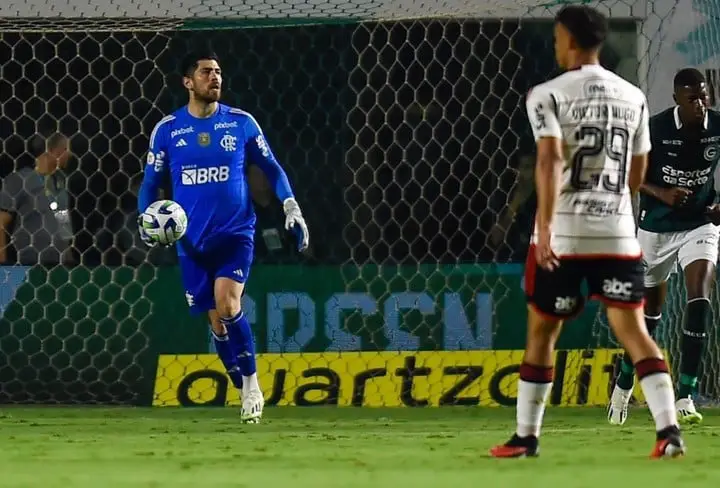 Rossi, en su debut en Flamengo.