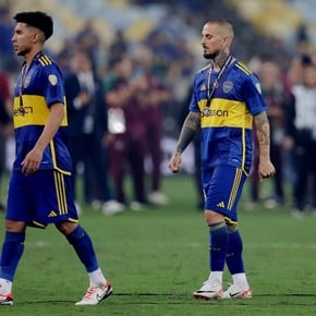 La decepción de Benedetto luego de perder otra final de Copa Libertadores con Boca