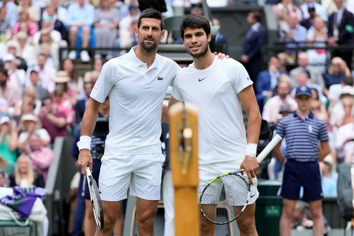 Djokovic y Alcaraz se enfrentarán por cuarta vez en el año. (AP)